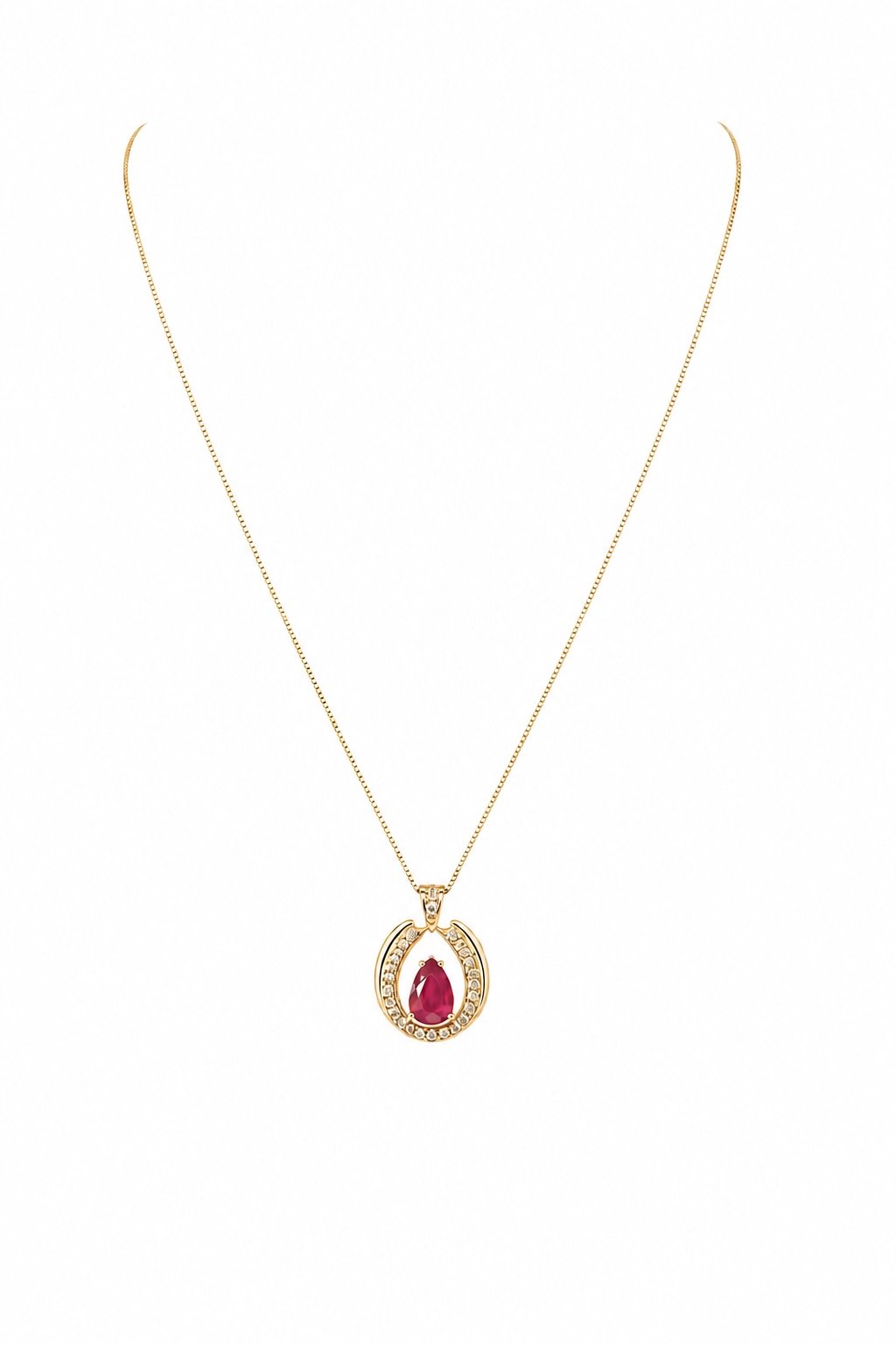 Conjunto gota Turmalina Rosa pedra Fusion