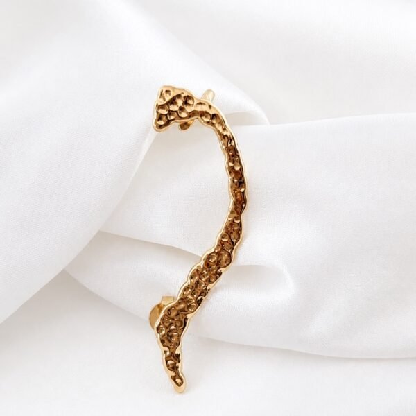 Brinco Ear Cuff liso orgânico